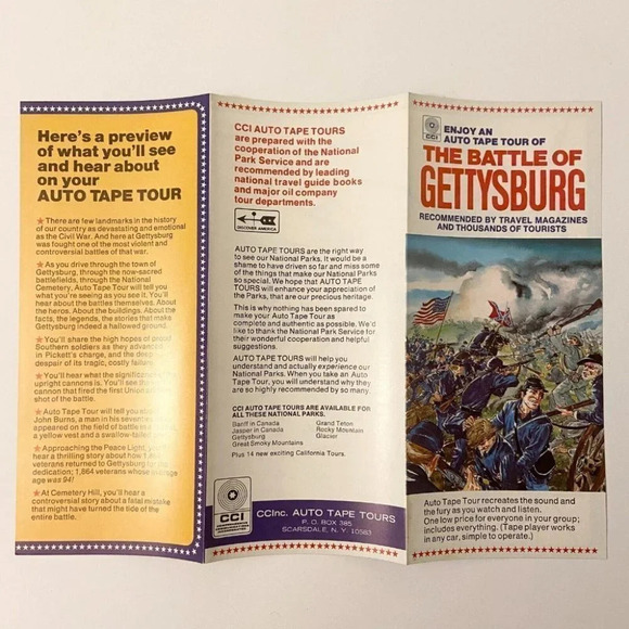 Vintage Battle of Gettysburg Pennsylvania Diorama and Museum Brochures Pamphlets - Picture 4 of 12